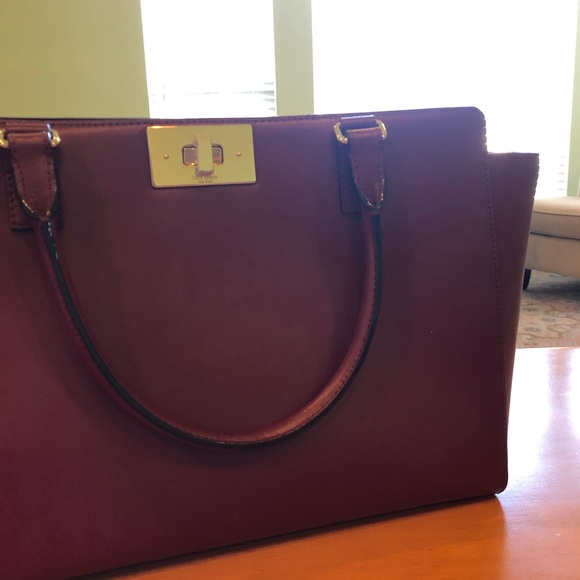 Maroon Kate Spade Purse - Picture 3 of 4